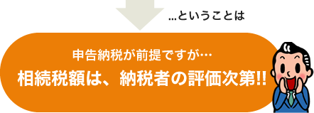 相続税は、納税者の評価次第！！